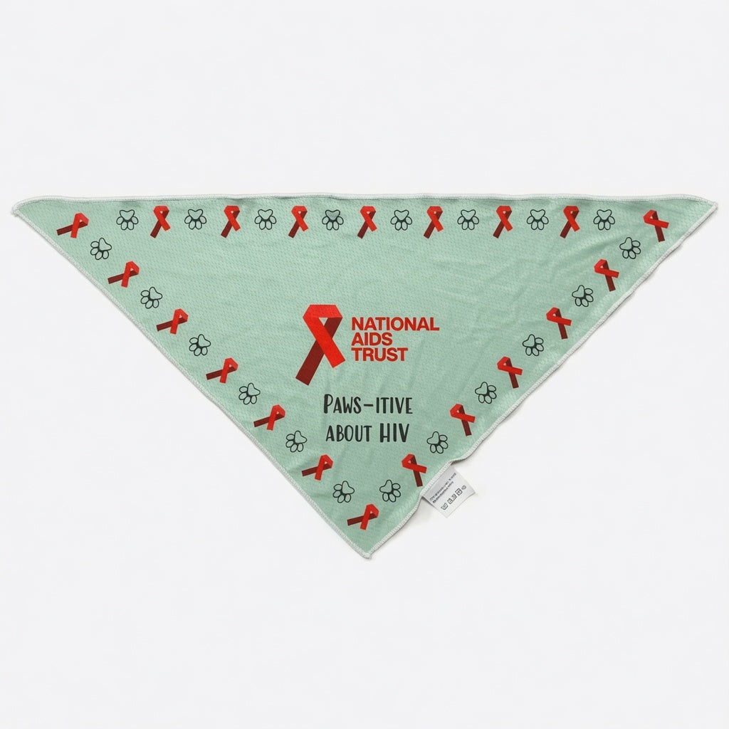 'Paws-itive about HIV' Dog Bandana